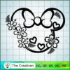 Minnie Flower SVG Cut File for Cricut & Silhouette 3 57 disney flowers copy