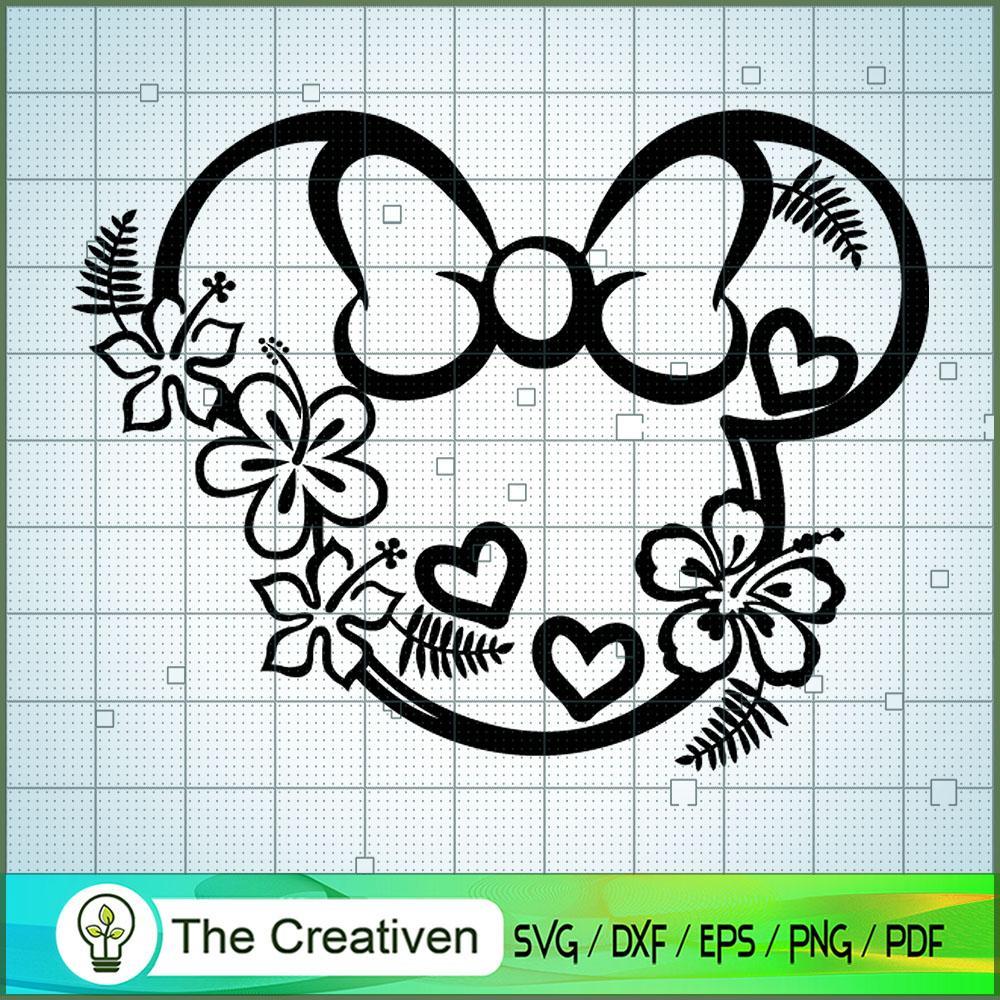 Minnie Flower SVG Cut File for Cricut & Silhouette 1 Minnie Flower SVG Cut File for Cricut & Silhouette