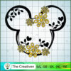 Mickey Yellow Flower SVG Cut File for Cricut & Silhouette 2 50 disney flowers copy