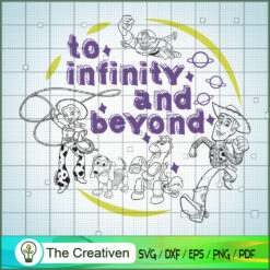 To Infinity And Beyond Woody SVG Cut File for Cricut Design 21345