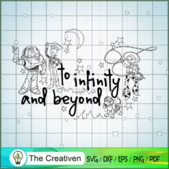 To Infinity And Beyond Dog O SVG Cut File for Cricut