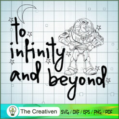 To Infinity And Beyond Buzz Lightyear  SVG Cut File fo Design 21312