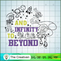 To Infinity And Beyond Mr. P SVG Cut File for Cricut