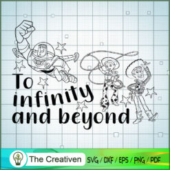 To Infinity  And Beyond Jess SVG Cut File for Cricut