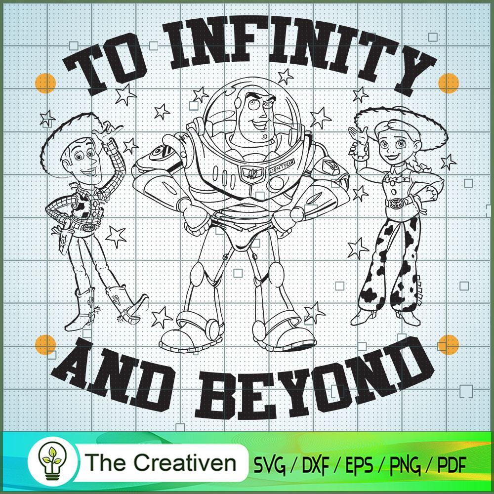To Infinity And Beyond SVG Cut File for Cricut & Silhouette 1 To Infinity And Beyond SVG Cut File for Cricut & Silhouette