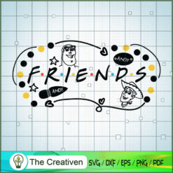 Friends Buzz Lightyear and W SVG Cut File for Cricut