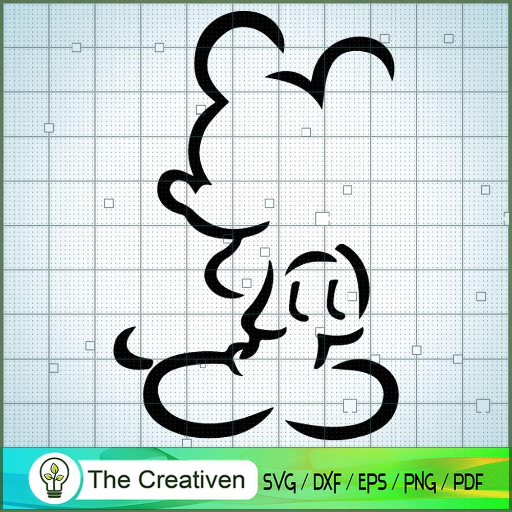 Mickey Sketch SVG Cut File for Cricut & Silhouette 1 Mickey Sketch SVG Cut File for Cricut & Silhouette