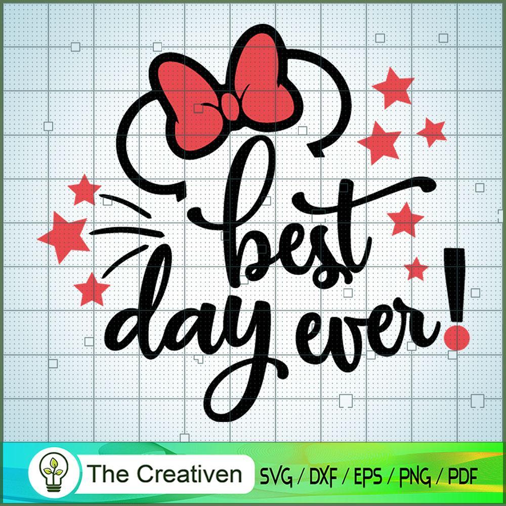 Best Day Ever Minnie SVG Cut File for Cricut & Silhoue Design 21169 1 Best Day Ever Minnie SVG Cut File for Cricut & Silhoue Design 21169