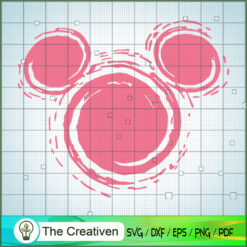 Mickey Drawing SVG Cut File for Cricut & Silhouette