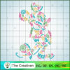 Mickey Mouse Lined Silhouette SVG Cut File for Cricut & Silhouette 2 3 Mickey mouse lined silhouette copy