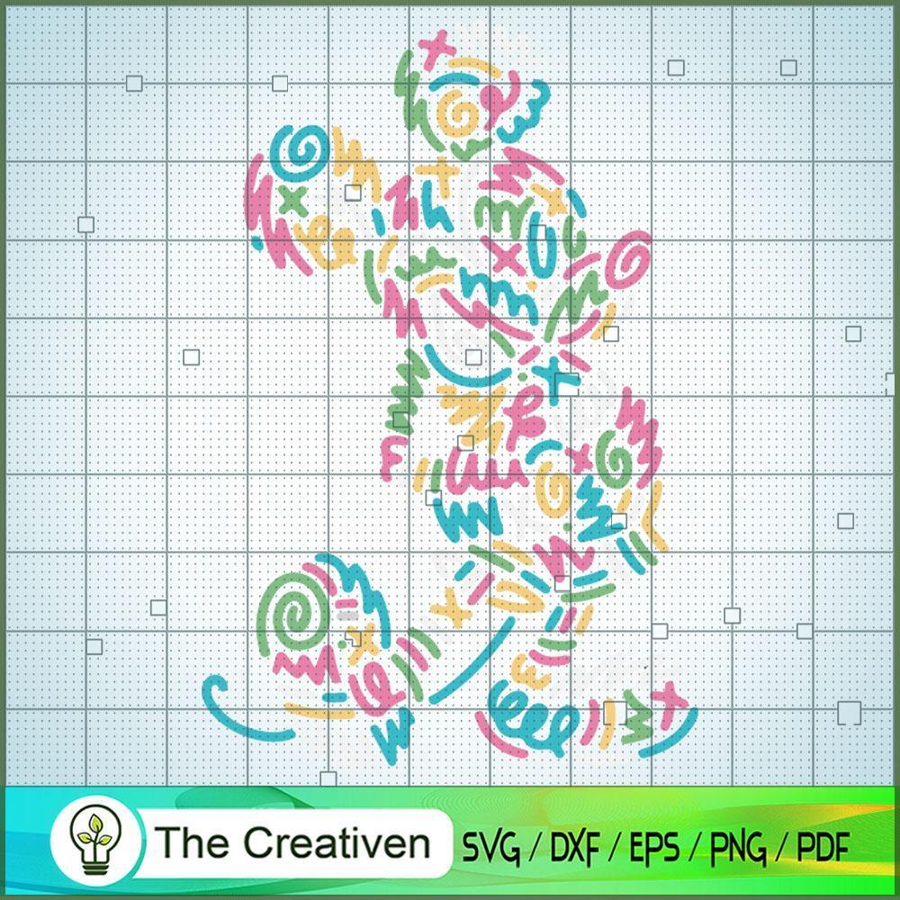 Mickey Mouse Lined Silhouette SVG Cut File for Cricut & Silhouette 1 Mickey Mouse Lined Silhouette SVG Cut File for Cricut & Silhouette
