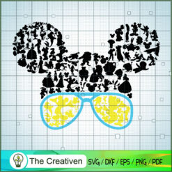 Mickey Sunglasses SVG Cut File for Cricut & Silhouette