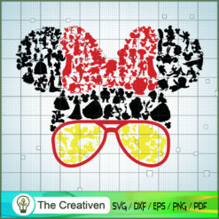 Minnie Sunglasses SVG Cut File for Cricut & Silhouette