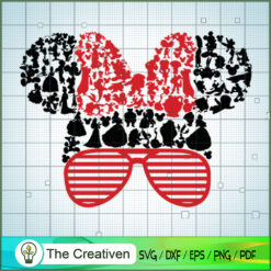 Disney Sunglasses Minnie Mon SVG Cut File for Cricut