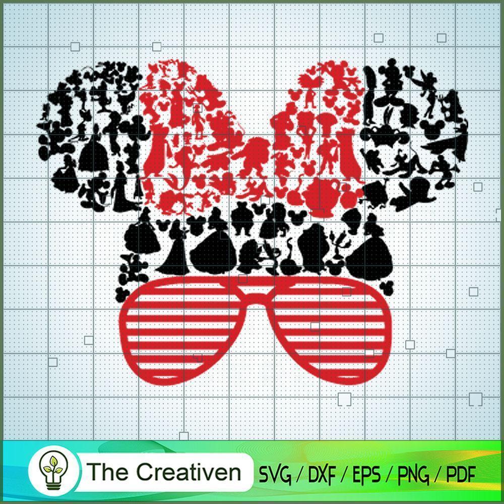 Disney Sunglasses Minnie Mon SVG Cut File for Cricut 1 Disney Sunglasses Minnie Mon SVG Cut File for Cricut