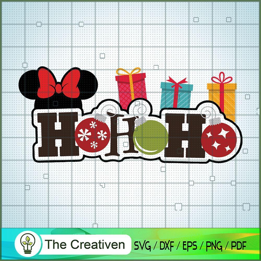 Hohoho Mickey Christmas Gift SVG Cut File for Cricut & Silhouette 1 Hohoho Mickey Christmas Gift SVG Cut File for Cricut & Silhouette