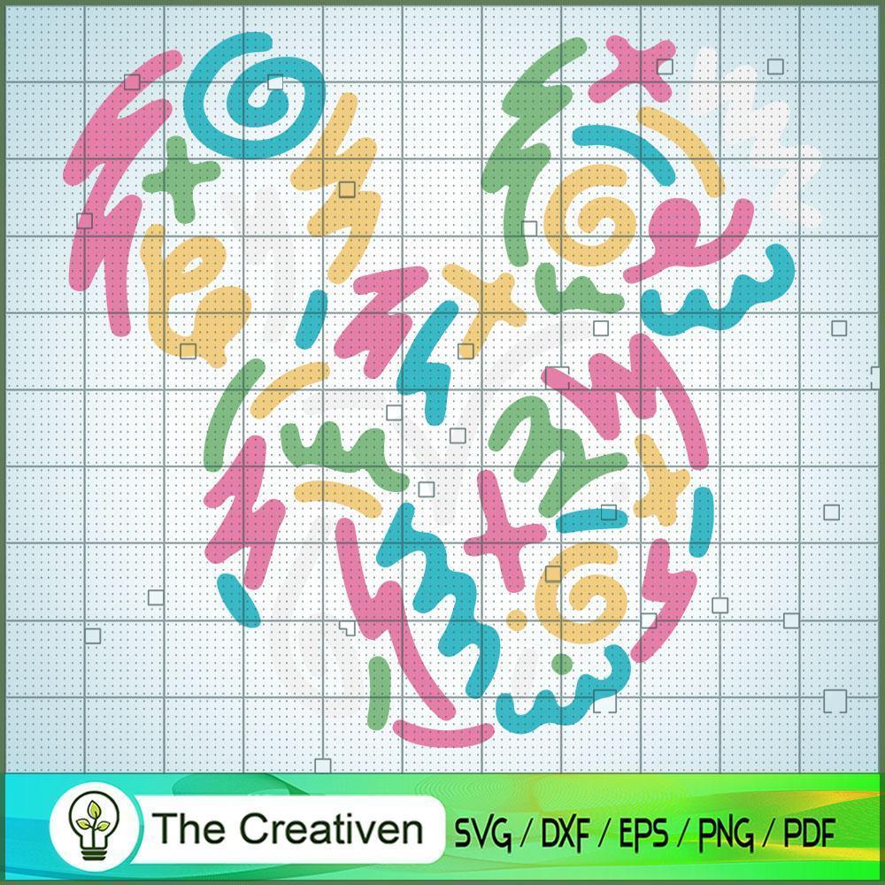 Mickey Line Color SVG Cut File for Cricut & Silhouette 1 Mickey Line Color SVG Cut File for Cricut & Silhouette