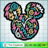 Color Mickey SVG Cut File for Cricut & Silhouette