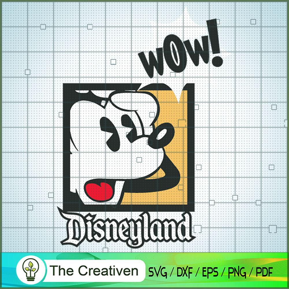 Mickey Wow Disneyland SVG Cut File for Cricut & Silhouette 1 Mickey Wow Disneyland SVG Cut File for Cricut & Silhouette