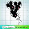 Triple Mickey Balloon Head SVG Cut File for Cricut & Silhouette 3 6 copy 72