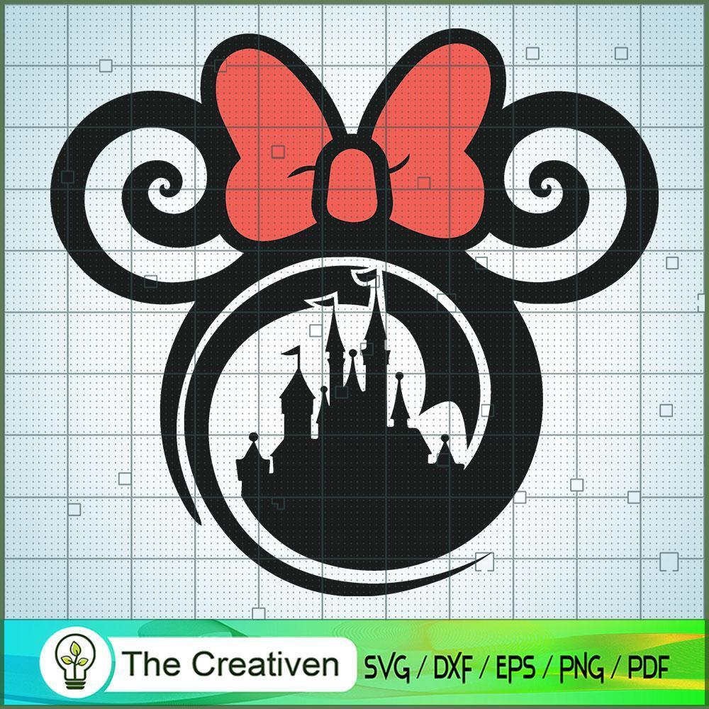 Minnie Swirls SVG Cut File for Cricut & Silhouette 1 Minnie Swirls SVG Cut File for Cricut & Silhouette