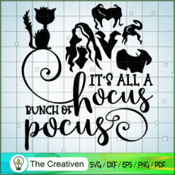 Witches Halloween Hocus Pocus SVG Cut File for Cricut & Silhouette