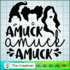 Amuck Witch SVG Cut File for Cricut & Silhouette