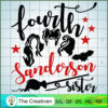 Fourth Sanderson Sister SVG Cut File for Cricut & Silhouette 3 sanderson sisters halloween 24 copy