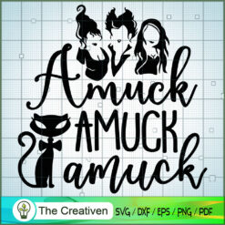 Amuck Amuck Amuck SVG Cut File for Cricut & Silhouette Design 20796