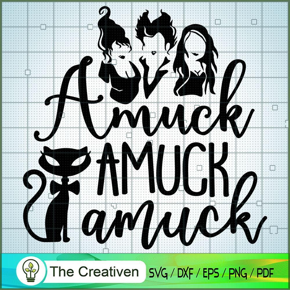Amuck Amuck Amuck SVG Cut File for Cricut & Silhouette Design 20796 1 Amuck Amuck Amuck SVG Cut File for Cricut & Silhouette Design 20796