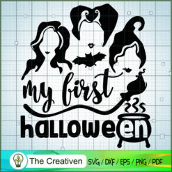 My First Halloween SVG Cut File for Cricut & Silhouette
