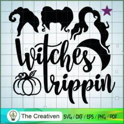 Witches Trippin SVG Cut File for Cricut & Silhouette