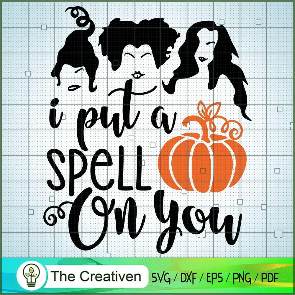 I Put A Spell On You SVG Cut File for Cricut & Silhoue Design 20747 1 I Put A Spell On You SVG Cut File for Cricut & Silhoue Design 20747