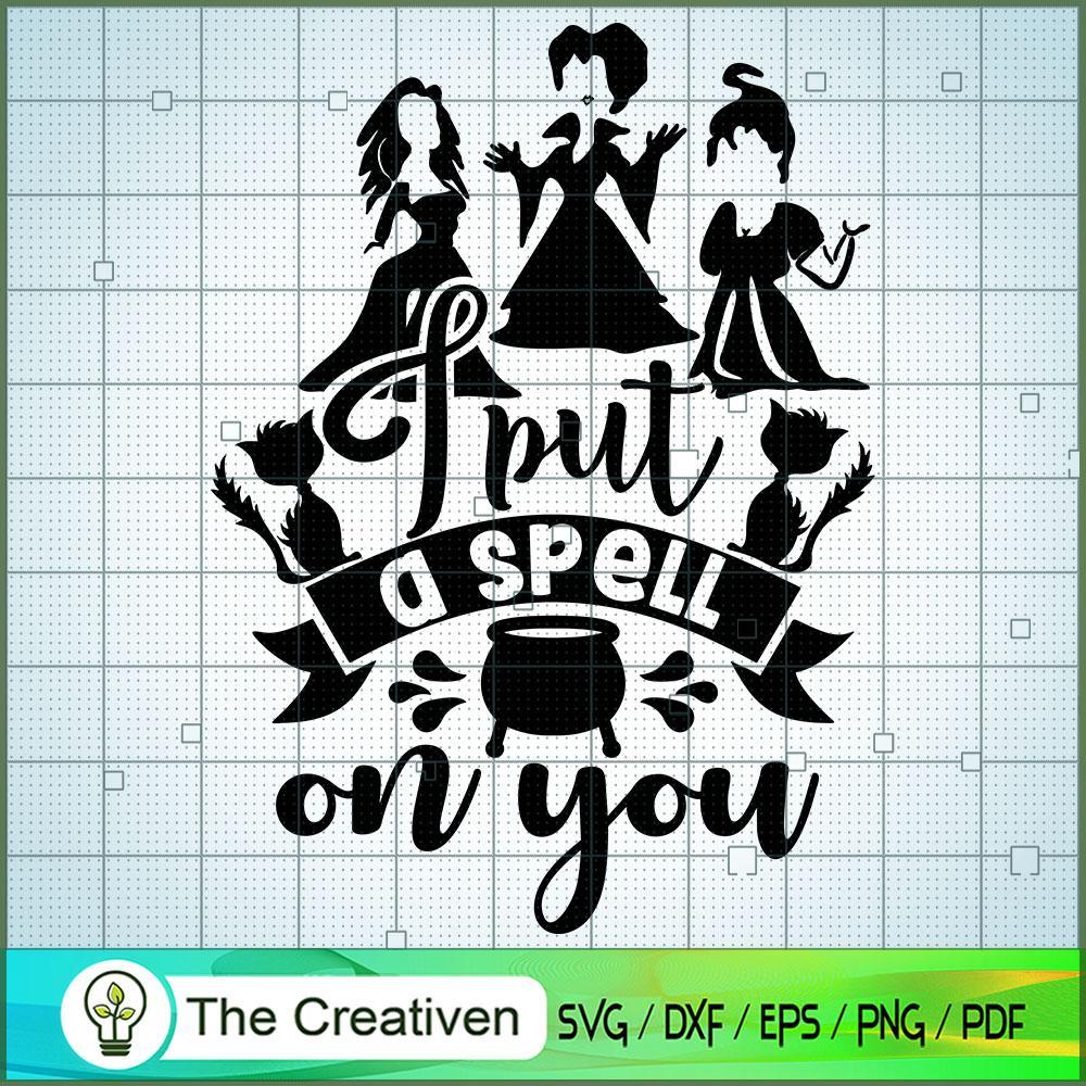 I Put A Spell On You SVG Cut File for Cricut & Silhoue Design 20735 1 I Put A Spell On You SVG Cut File for Cricut & Silhoue Design 20735