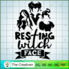Resting Witch Face SVG Cut File for Cricut & Silhouett Design 20734 3 sanderson sisters halloween 3 copy