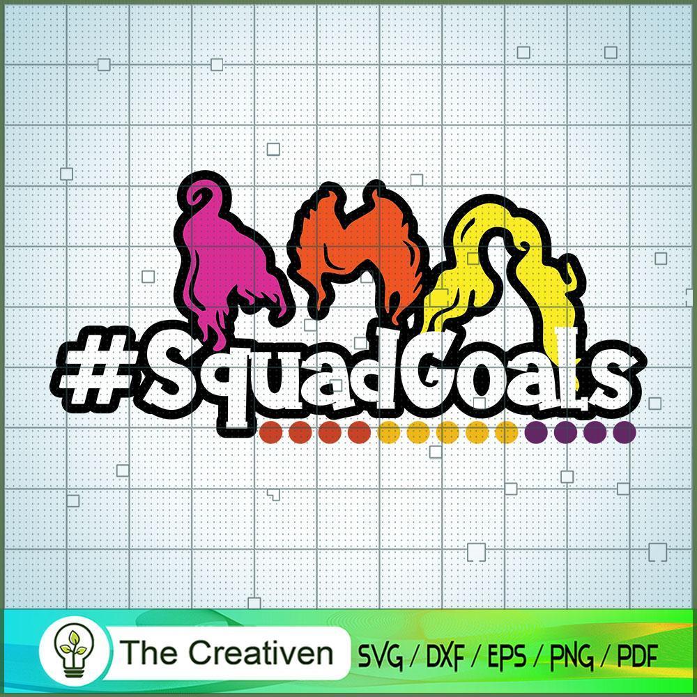 SquadGoals Witches Colorful SVG Cut File for Cricut & Silhouette 1 SquadGoals Witches Colorful SVG Cut File for Cricut & Silhouette