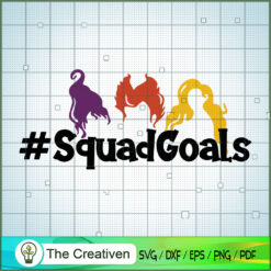 Squad Goals Witches Bun SVG Cut File for Cricut & Silhouette