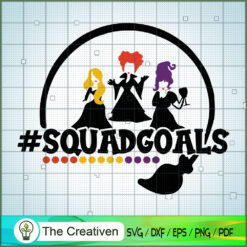 Squadgoals Witch SVG Cut File for Cricut & Silhouette