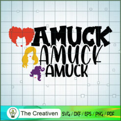 Sanderson Amuck SVG Cut File for Cricut & Silhouette