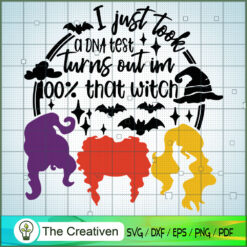 I'm 100% That Witch SVG Cut File for Cricut & Silhouette