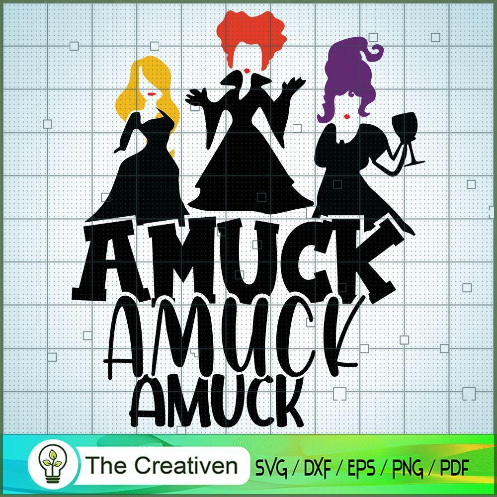 Amuck Hocus Pocus SVG Cut File for Cricut & Silhouette 1 Amuck Hocus Pocus SVG Cut File for Cricut & Silhouette