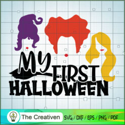 My First Halloween Hocus Pocus SVG Cut File for Cricut & Silhouette