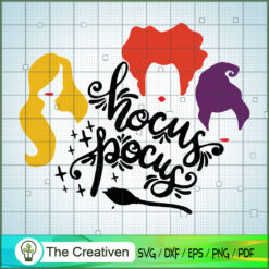 Hocus Pocus Witch SVG Cut File for Cricut & Silhouette