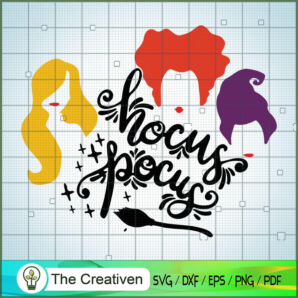 Hocus Pocus Witch SVG Cut File for Cricut & Silhouette 1 Hocus Pocus Witch SVG Cut File for Cricut & Silhouette