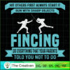 Fencing Do Everything SVG Cut File for Cricut & Silhouette