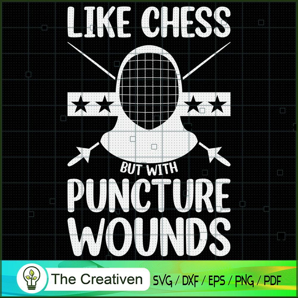 Like Chess but with Puncture Wounds SVG, Fencing Sport SVG, Fencing SVG, Fencing Silhouettes 1 33 copy 39