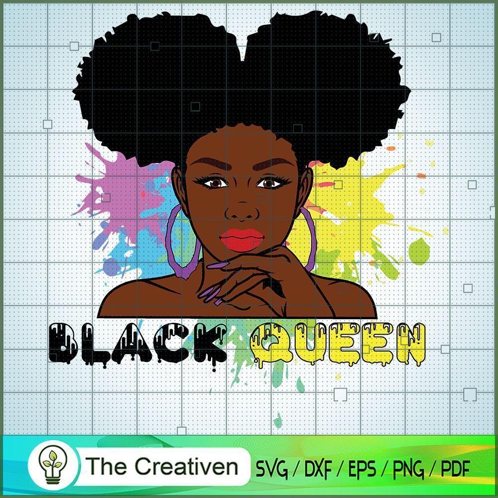 Afro Girl Black Queen SVG, Afro Woman SVG, Black Woman SVG 1 Afro Girl Black Queen SVG, Afro Woman SVG, Black Woman SVG