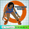 Thunder Girl NBA Champion SVG Cut File for Cricut & Silhouette