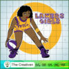 Lakers Girl NBA Champions SVG Cut File for Cricut & Silhouette 2 8 copy 70
