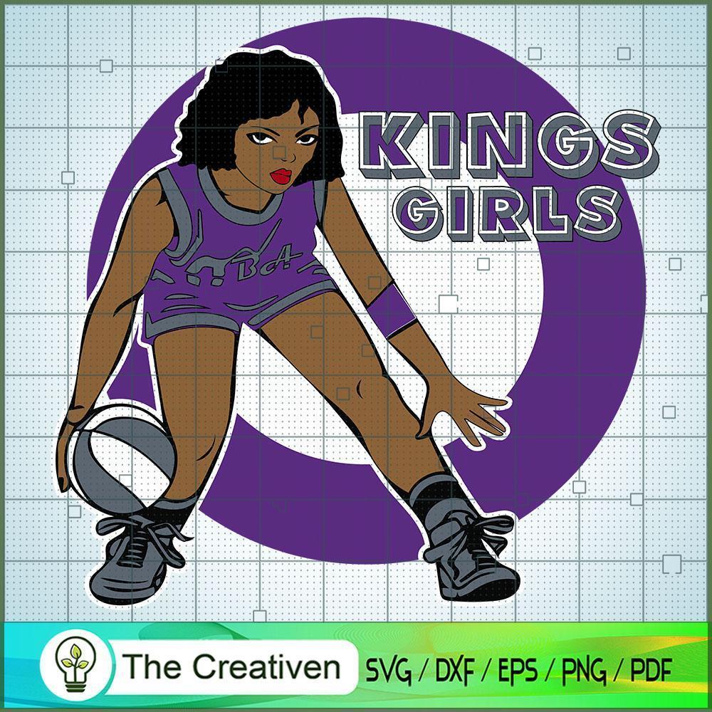 Kings Girl NBA Champions SVG Cut File for Cricut & Silhouette 1 Kings Girl NBA Champions SVG Cut File for Cricut & Silhouette